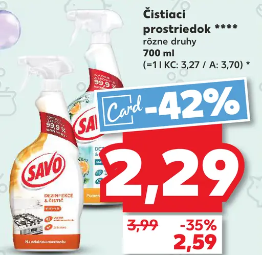 Savo čistiaci prostriedok