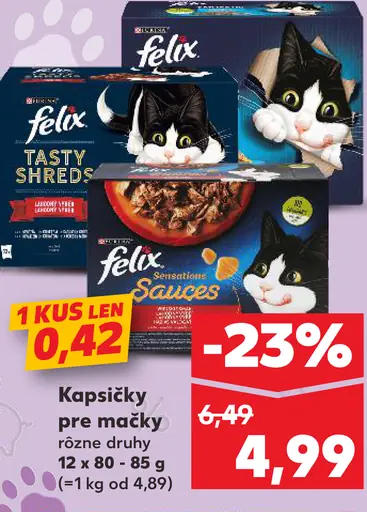 Felix kapsičky pre mačky