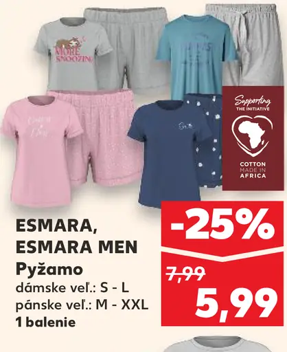 Esmara, Esmara men Pyžamo