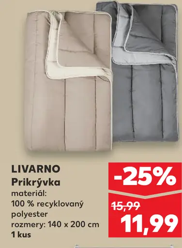 Livarno prikrývka