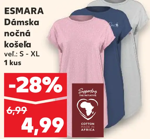 Esmara Dámska nočná košeľa