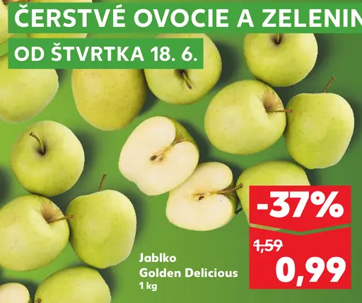 Jablko Golden Delicious