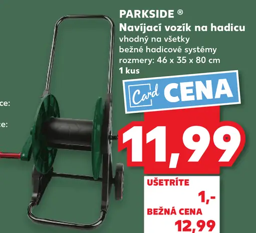 Parkside Navíjací vozík na hadicu
