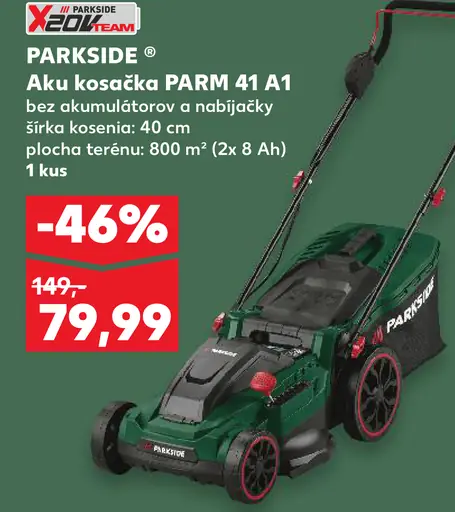 Parkside aku kosačka PARM 41 A1