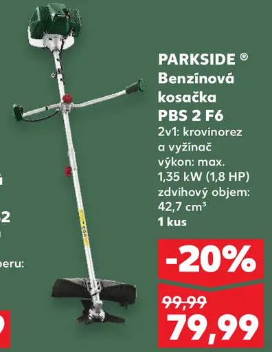 Parkside benzínová kosačka PBS 2 F6