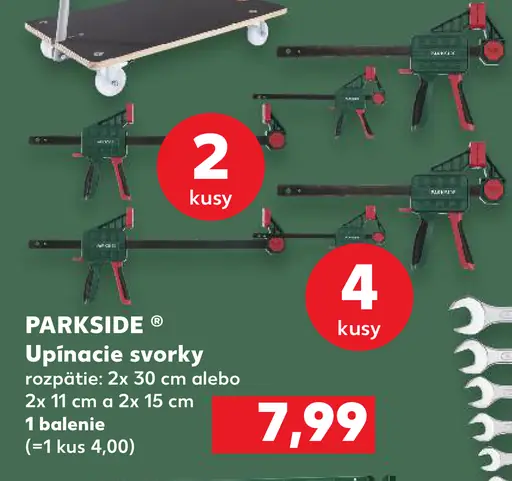 PARKSIDE Upínacie svorky