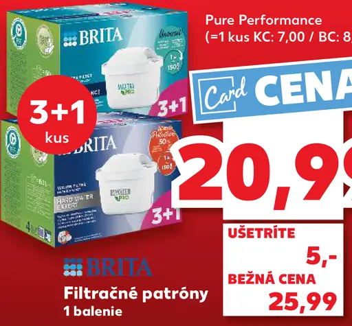 Brita Filtračné patróny Pure Performance