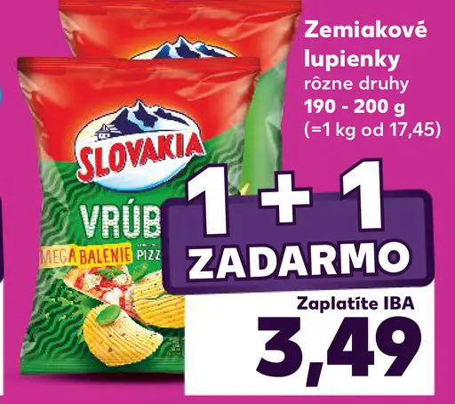 Slovakia Vrúb zemiakové lupienky