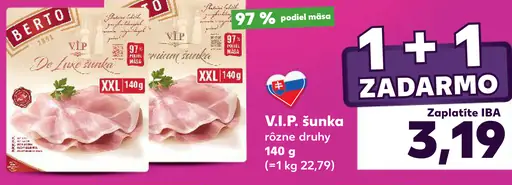 Berto VIP šunka plátky