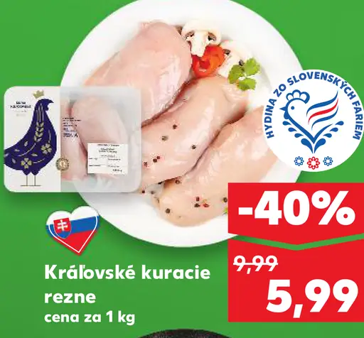 Kráľovské kuracie rezne