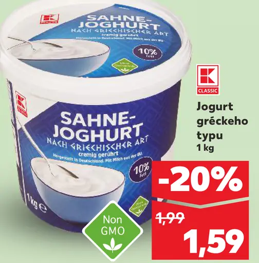 K-Classic jogurt gréckeho typu