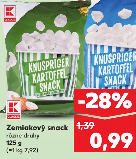 K-Classic Zemiakový snack