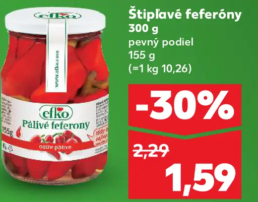 Efko Štipľavé feferóny