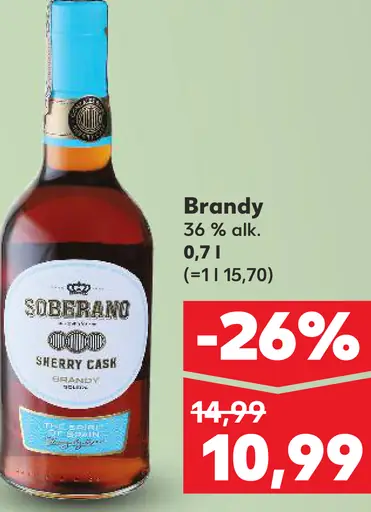 Soberano sherry brandy