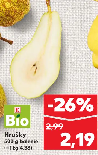 K-Bio hrušky