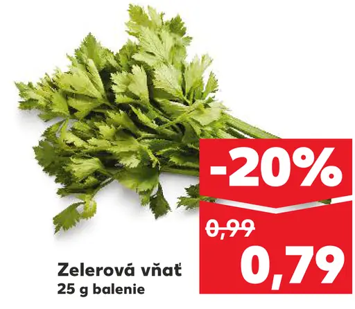 Zelerová vňať čerstvá