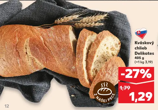 Kváskový chlieb Delikates