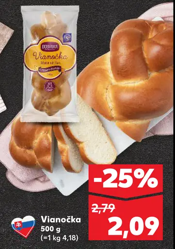 Vianočka sladké pečivo