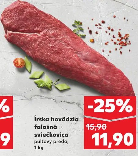 Írska hovädzia falošná sviečkovica