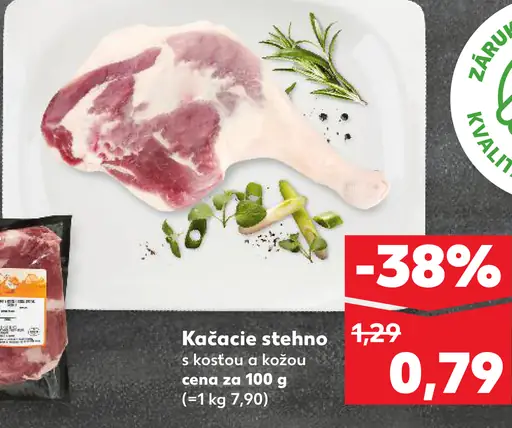 Kačacie stehná s kožou