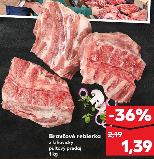 Bravčové rebierka z bočka