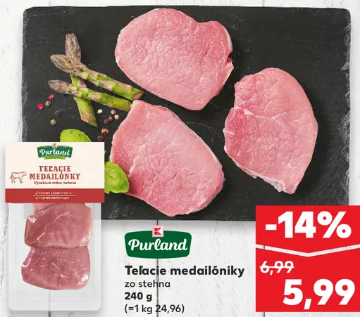 Purland Teľacie medailóniky zo stehna