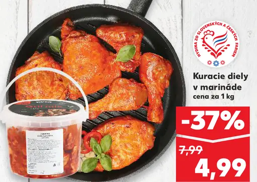 Kuracie diely v marináde