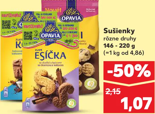 Sušienky rôzne druhy