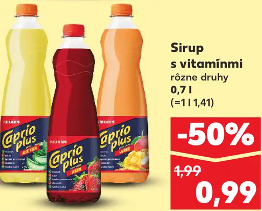 Sirup s vitamínmi rôzne druhy