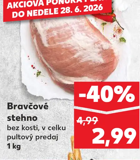 Bravčové stehno v celku bez kosti