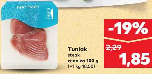 Fish? Fresh! tuniak steak