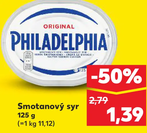 Philadelphia smotanový syr
