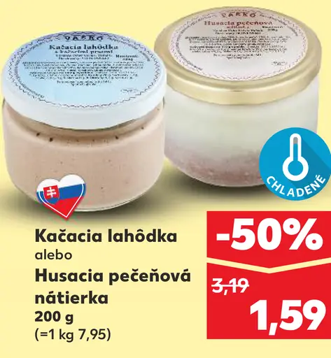Kačacia lahôdka alebo Husacia pečeňová nátierka
