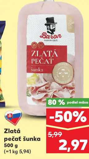 Baron Zlatá pečať šunka