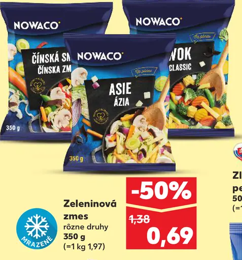Nowaco Zeleninová zmes rôzne druhy