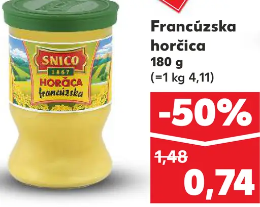 Snico Francúzska horčica