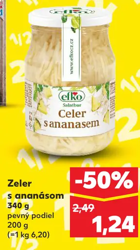 Eko šalát celer s ananásom