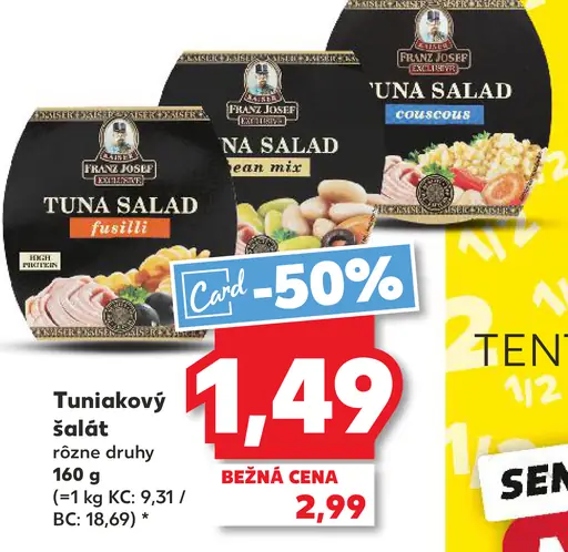 Princes tuna salad fusilli, mexikaner, couscous