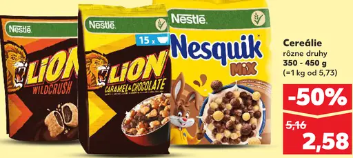 Nestlé Nesquik Mix cereálie rôzne druhy