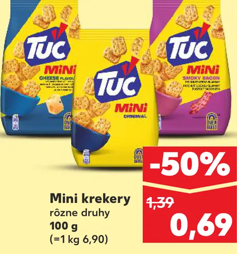 Tuc Mini krekry slané