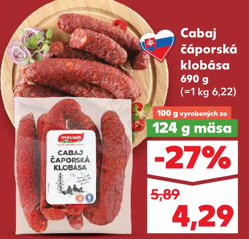Čabaj žáporská klobása