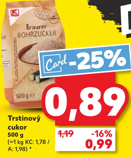 K Classic Trstinový cukor