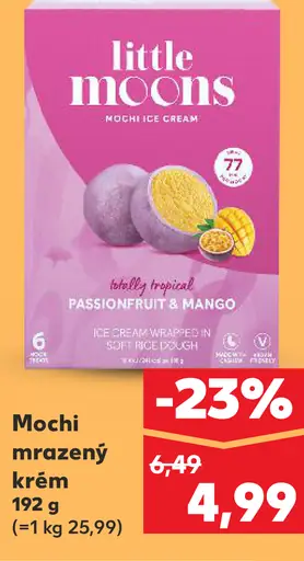 Little Moons Mochi mrazený krém passionfruit & mango