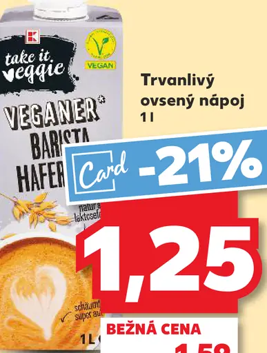 Take it Veggie Trvanlivý ovsený nápoj
