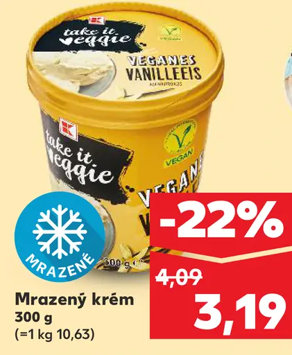 Take it veggie mrazený krém vanilka