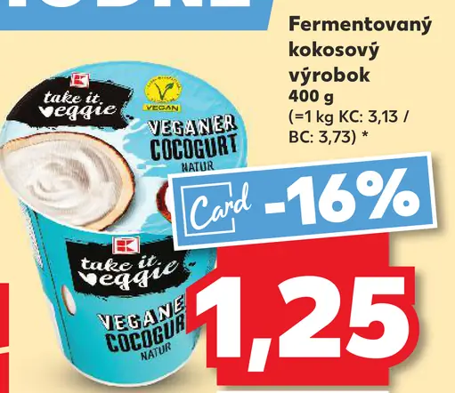 Take it veggie fermentovaný kokosový výrobok natur