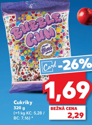 Bubblr Gum cukríky