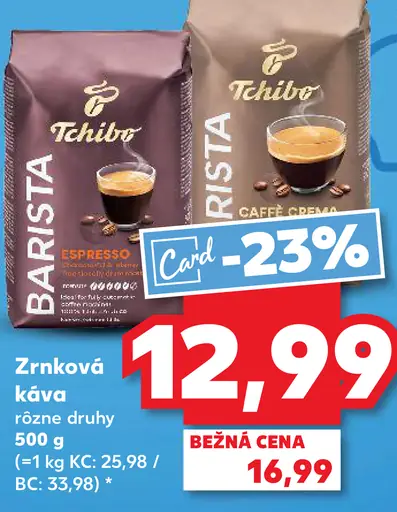 Tchibo Barista zrnková káva