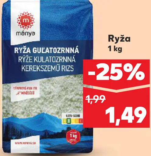 Manya Ryža guľatozrnná