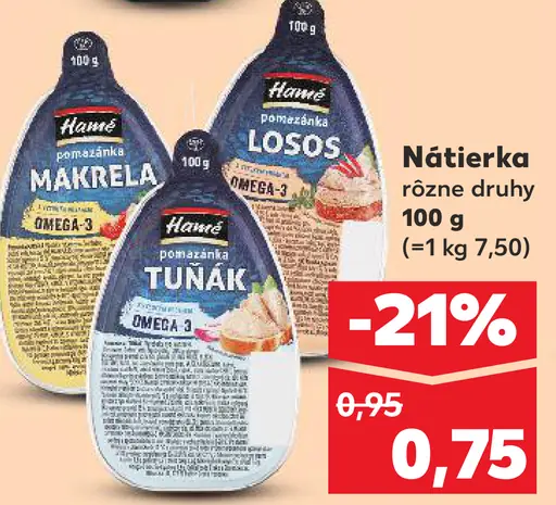 Hamé Nátierka makrela